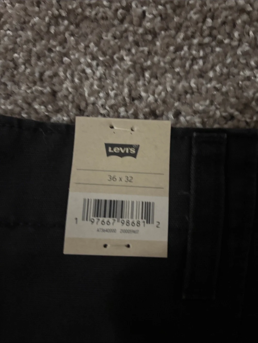 Levi's Men's Black Cargo Utility Pants